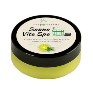 Maseczka do twarzy Limonka z miętą Sauna vita spa 50 ml