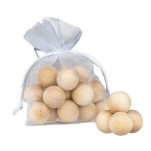 Drewniane kulki zapachowe 4 + 1 GRATIS